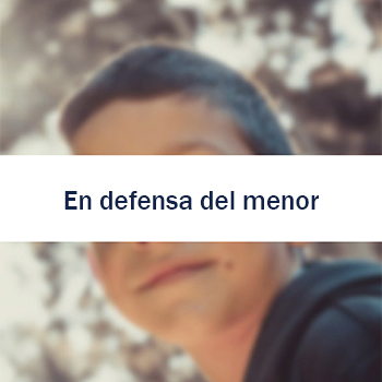 EN DEFENSA<br>DEL MENOR